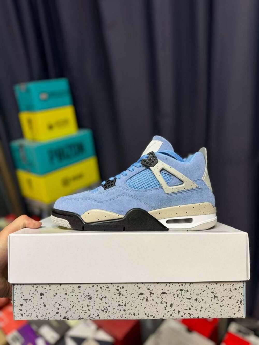 Air Jordan 4 Retro 'University Blue' Men's Shoes SIZE 10